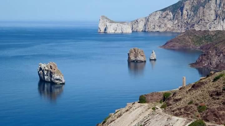 L'estasi Tanca Piras A Bordo Piscina Con Vista Mare Nebida